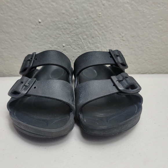 Birkenstock Sandals Kids Size 29 Arizona EVA Casual Slide Black Rubber - Picture 5 of 7